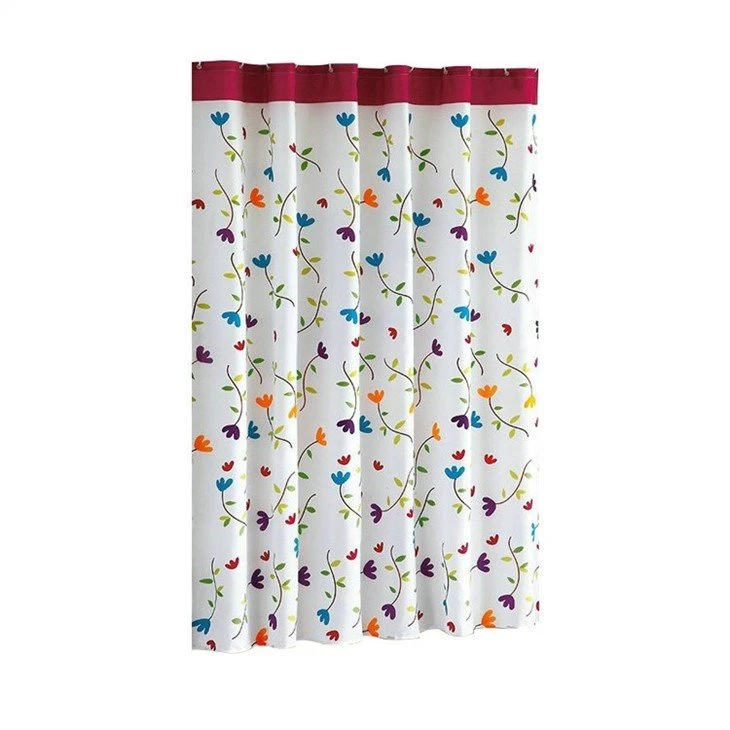 vintage floral shower curtain