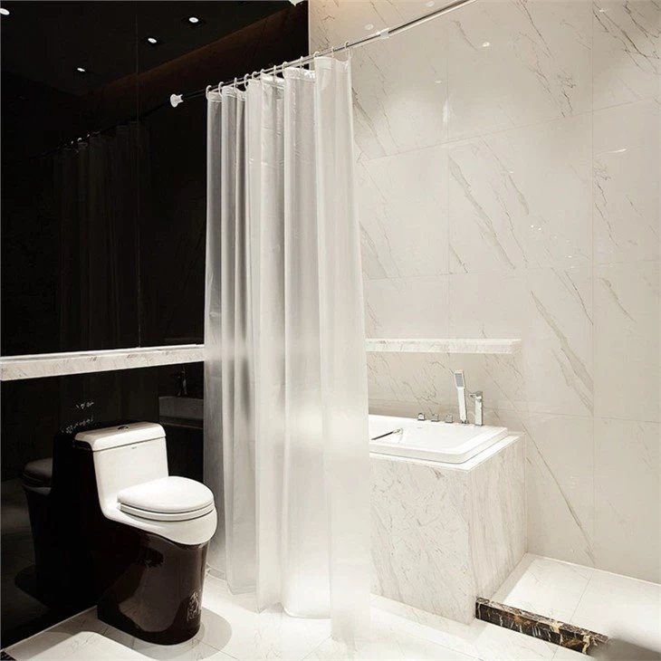 peva shower curtain and bath